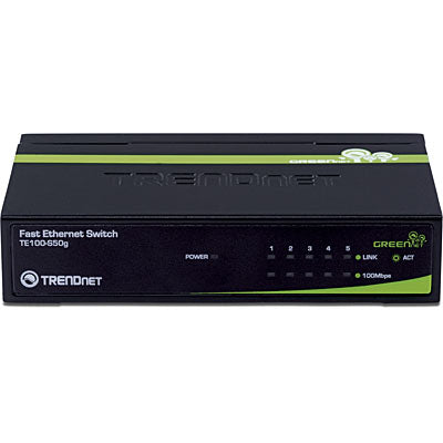 Trendnet 5-Port 10/100 Mbps GREENnet Switch