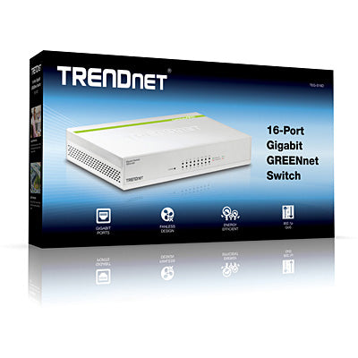 Trendnet 16-Port Gigabit GREENnet Desktop Switch