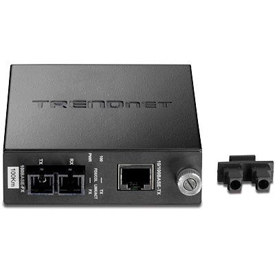 Trendnet 100Base-TX to 100Base-FX Single Mode SC Fiber Converter(100km)