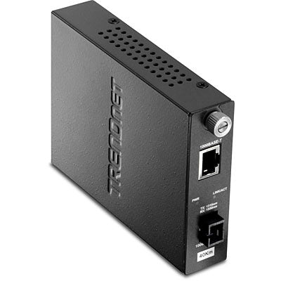 Trendnet Intelligent 100Base-TX to 100Base-FX Dual Wavelength Single Mode SC Fiber Converter (40 km)