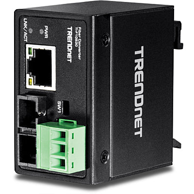 Trendnet Hardened Industrial 100Base-FX Single-mode SC Fiber Converter (30KM)