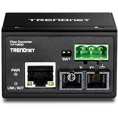 Trendnet Hardened Industrial 100Base-FX Single-mode SC Fiber Converter (30KM)
