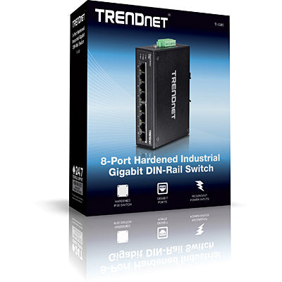 Trendnet 8-Port Hardened Industrial Gigabit Switch