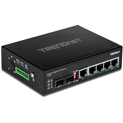 Trendnet 6-port Hardened Industrial Gigabit PoE+ Switch