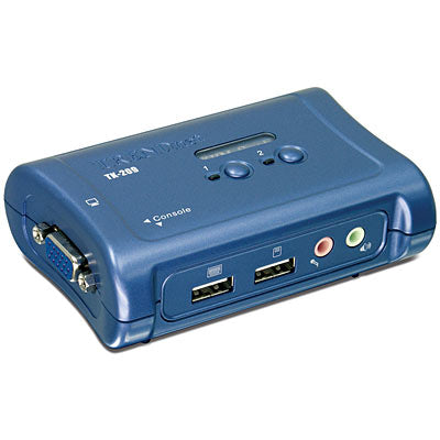 Trendnet 2-Port USB KVM Switch Kit w/ Audio