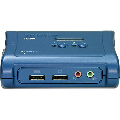 Trendnet 2-Port USB KVM Switch Kit w/ Audio