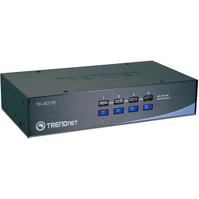 Trendnet 4-Port PS/2 Rack Mount KVM Switch