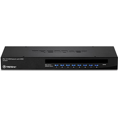 Trendnet 8-Port Rack Mount KVM Switch with OSD