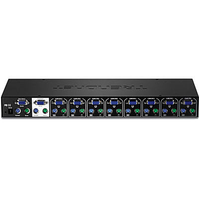 Trendnet 8-Port Rack Mount KVM Switch with OSD