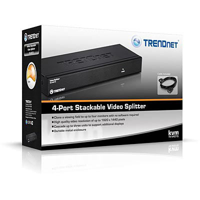 Trendnet 4-Port Stackable Video Splitter