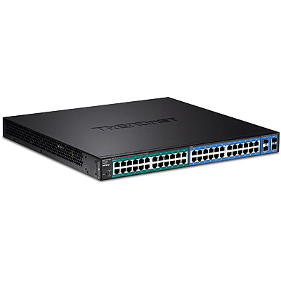 Trendnet 48-Port Gigabit PoE+ Managed Layer 2 Switch with 4 shared SFP slots