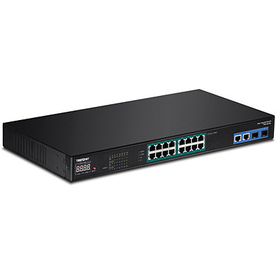 Trendnet 18-Port Gigabit NVR PoE+ AV Switch with LED Display