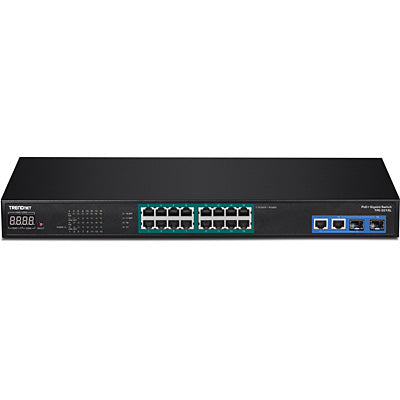 Trendnet 18-Port Gigabit NVR PoE+ AV Switch with LED Display