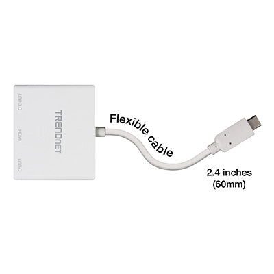 Trendnet USB-C to HDMI with Power Delivery and USB 3.0 Port