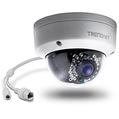 Trendnet Indoor / Outdoor 1.3 MP HD PoE Dome IR Network Camera