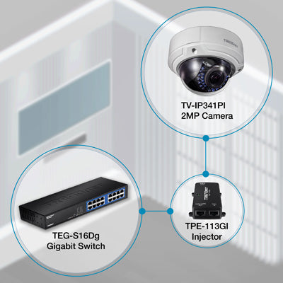 Trendnet Outdoor PoE 2MP Varifocal Day/Night Network Camera