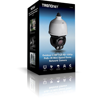 Trendnet Outdoor 2 MP Full HD PoE+ IR Mini Speed Dome Network Camera