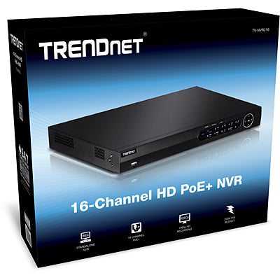 Trendnet 16-channel HD PoE NVR