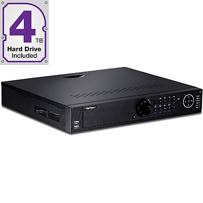 Trendnet 32-Channel HD NVR + 4TB Hard Drive
