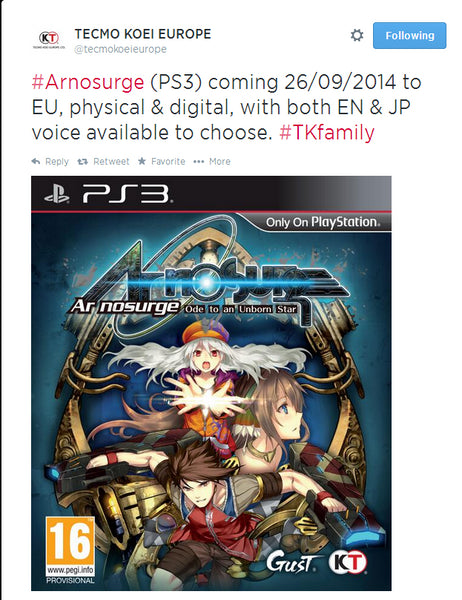PSP-VITA SURGE CONCERTO OFFLINE: CIEL NOSURGE - JPN