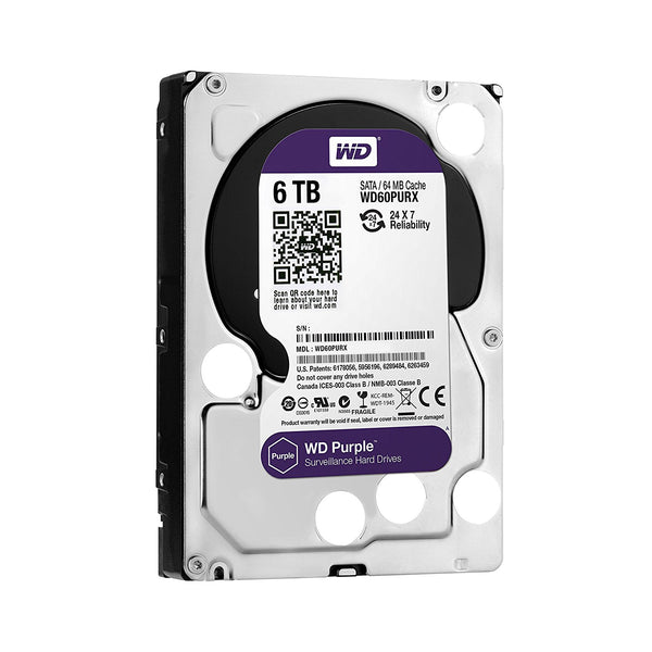 Western Digital 3.5" Int HDD 6TB (PURPLE)*