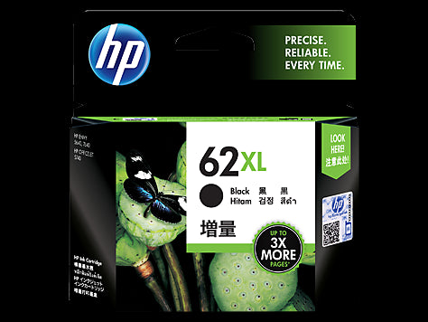 HP 62XL BLACK INK CARTRIDGE C2P05AA