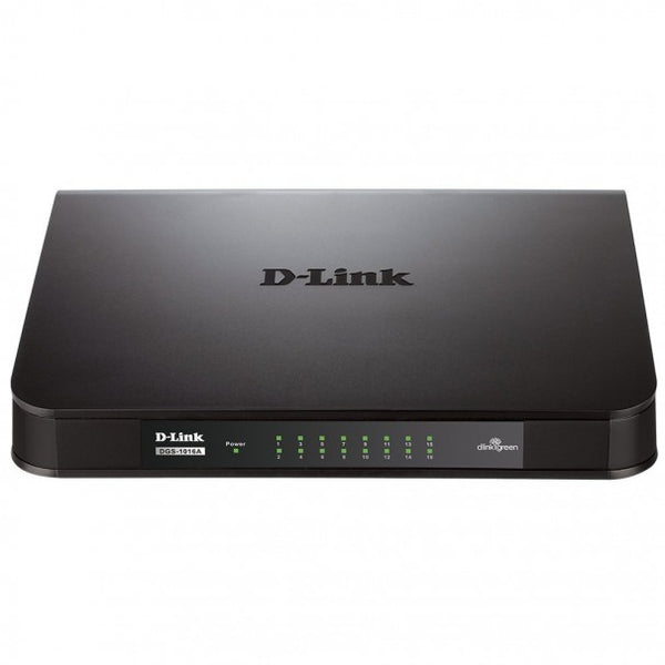 D-Link 16-Port 10/100 Mbps Unmanaged Network Switch Plastic Non-rackmoutable