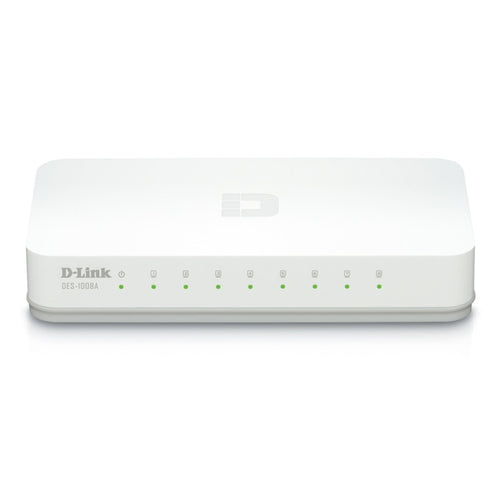 D-Link 8-Port 10/100 Mbps Unmanaged Desktop Network Switch