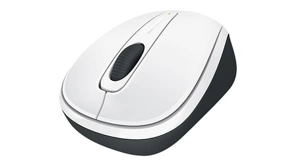 Microsoft Wireless Mobile Mouse 3500 - Gloss White