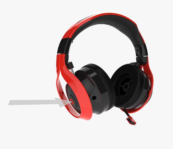 GIOTECK FL-300 GAMING HEADSET & BLUETOOTH SPEAKERS RED