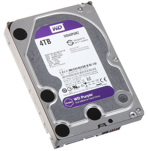 Western Digital 3.5" Int HDD 4TB (PURPLE)*