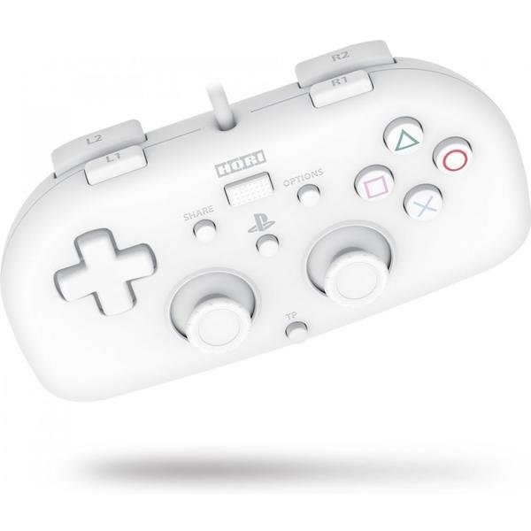 PS4 HORI WIRED CONTROLLER LIGHT - WHITE