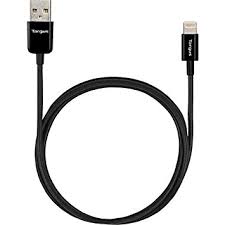 Targus  ALU Series Lightning to USB Cable (1.2M) - Black