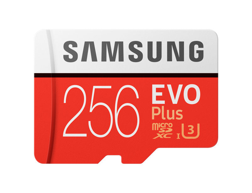 SAMSUNG 256GB EVO PLUS 2 microSD 100/90MBs W APT