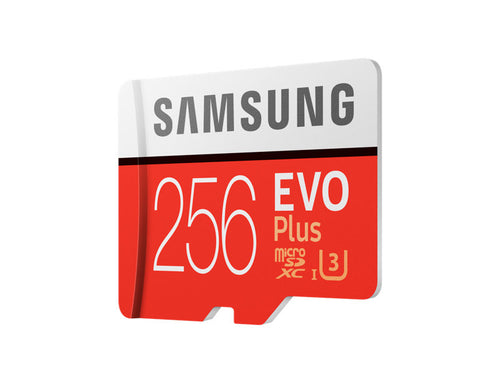 SAMSUNG 256GB EVO PLUS 2 microSD 100/90MBs W APT