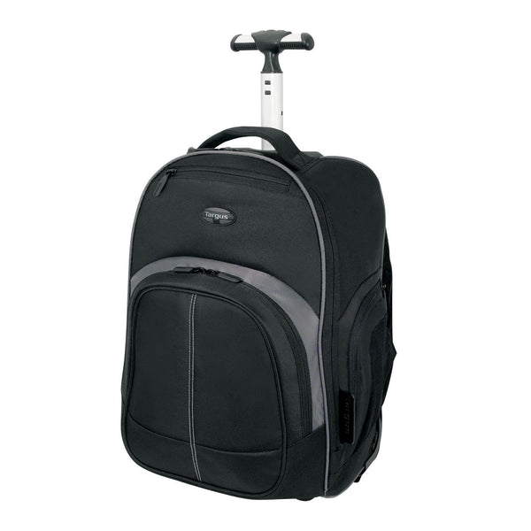 Targus 16" Compact Rolling Backpack - Black/Grey