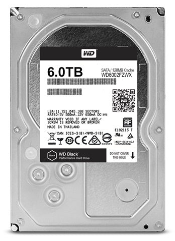 Western Digital 3.5" Int HDD 6TB (Black)