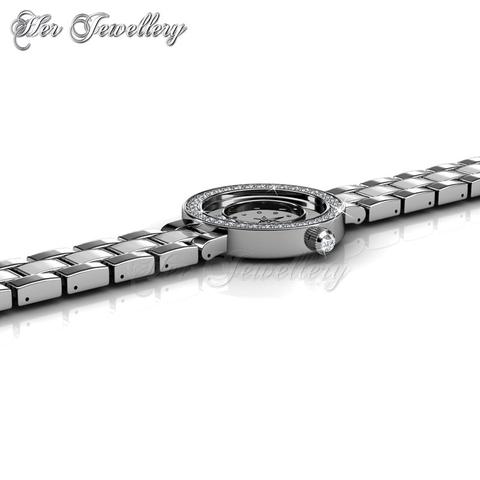 Crystal Watch (Black) - Crystals from Swarovski®