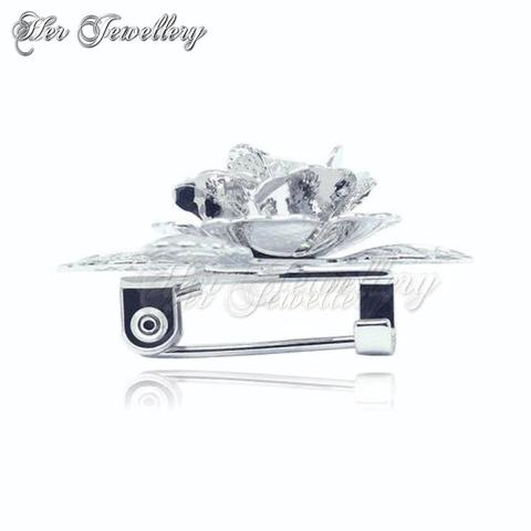 Rosy Brooch - Crystals from Swarovski®