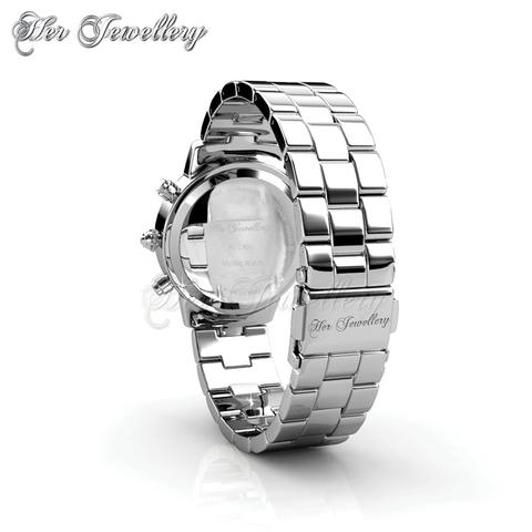 Mystiq Watch (White Gold) - Crystals from Swarovski®
