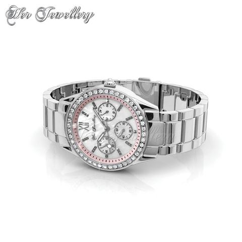 Pinkc Watch (Pink) - Crystals from Swarovski®