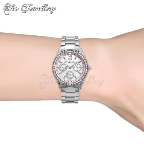 Pinkc Watch (Pink) - Crystals from Swarovski®