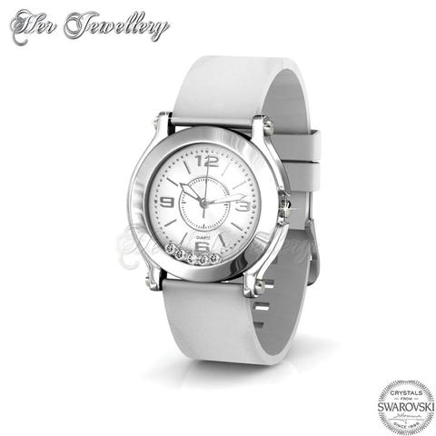 Happy Watch (White) - Crystals from Swarovski®