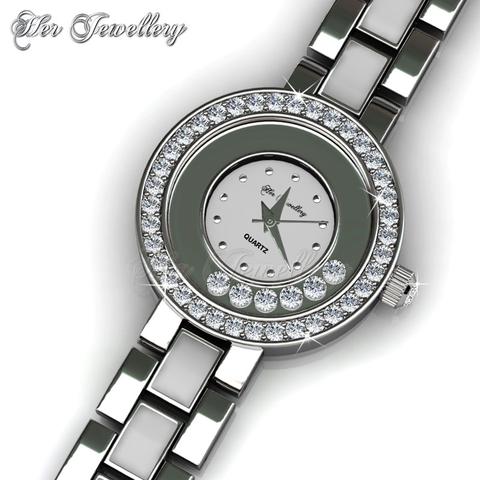 Crystal Watch (Black) - Crystals from Swarovski®