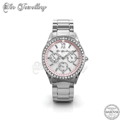Pinkc Watch (Pink) - Crystals from Swarovski®