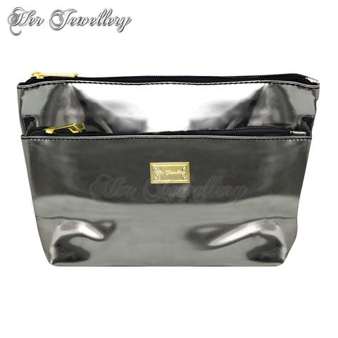 Pearlie Pouch (Black) - Crystals from Swarovski®