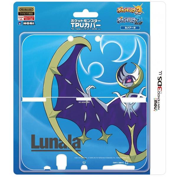 N-3DSLL NEW HORI POKEMON TPU COVER - LUNALA (MOON)