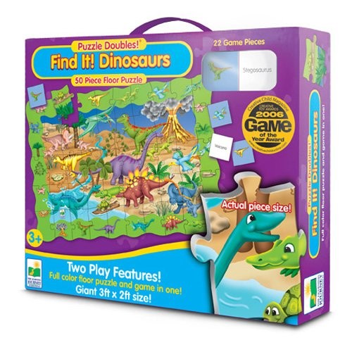 The Learning Journey Puzzle Doubles Dinosaurs