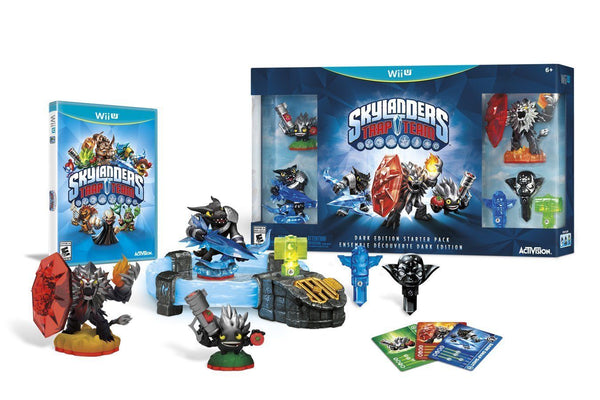 WII SKYLANDERS TRAP TEAM - DARK EDITION STARTER PACK