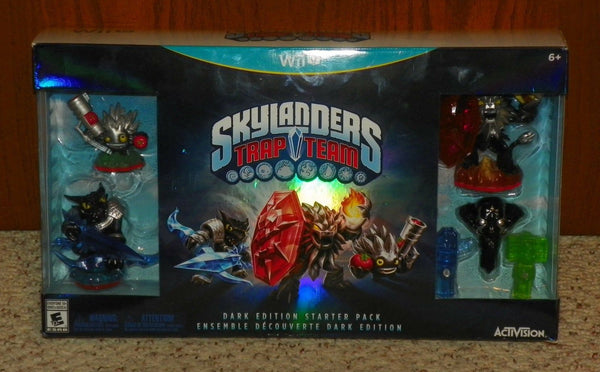 WII SKYLANDERS TRAP TEAM - DARK EDITION STARTER PACK